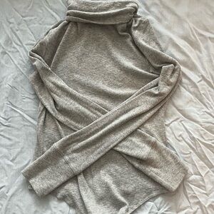 Aerie Ribbed Long-Sleeved Turtleneck Bodysuit